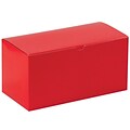 LUX Gift Boxes (12 x 6 x 6) 250/Pack, Holiday Red (MIR-GB1266HR-BP-250)