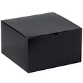 LUX Gift Boxes (10 x 10 x 6) 50/Pack, Black (MIR-GB10106BK-BP-50)