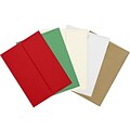 LUX A7 Invitation Envelopes (5 1/4 x 7 1/4) 100/Pack, Holiday Multicolor Pack (4880HCOLORPACK2)
