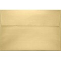 LUX A10 Invitation Envelopes (6 x 9 1/2) 50/Pack, Blonde Metallic (4590-M07-50)