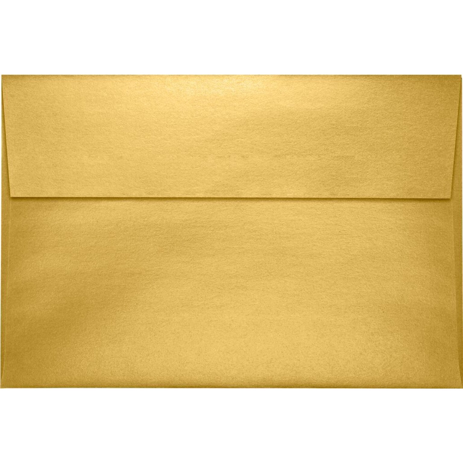 LUX A10 Invitation Envelopes (6 x 9 1/2) 50/Pack, Gold Metallic (4590-07-50)