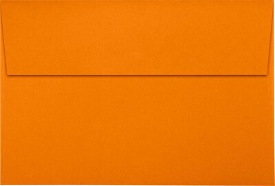 LUX A10 Invitation Envelopes (6 x 9 1/2) 50/Pack, Mandarin (LUX-4590-11-50)
