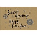 LUX #1 Coin Envelopes (2-1/4 x 3-1/2) 50/Pack, Grocery Bag w/Seasons Greetings and Happy New Year Greeting (1CO-GBSG-50)