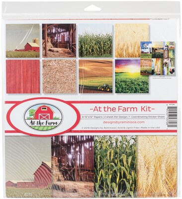 Reminisce At The Farm Collection Kit, 12 x 12 (ATF200)