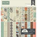 Authentique Paper Pastime, 12 Designs/2 Each Double-Sided Cardstock Pad, 12 x 12, 24/Pkg (PAS016)