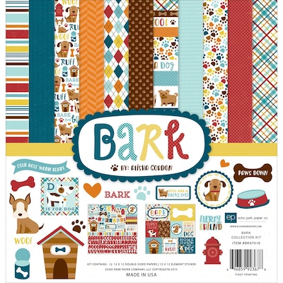 Echo Park Paper Bark Collection Kit, 12 x 12 (BK97016)