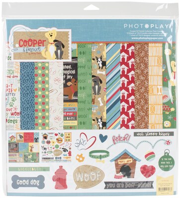 Photo Play Paper Cooper & Friends Collection Pack, 12 x 12 (PPCF2397)