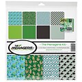 Reminisce The Menagerie 1, 8 Papers & Stickers Collection Kit, 12 x 12 (TME200)