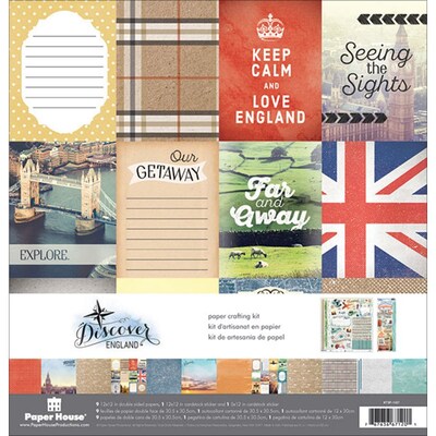 Paper House England Paper Crafting Kit, 12 x 12 (KTSP1036)