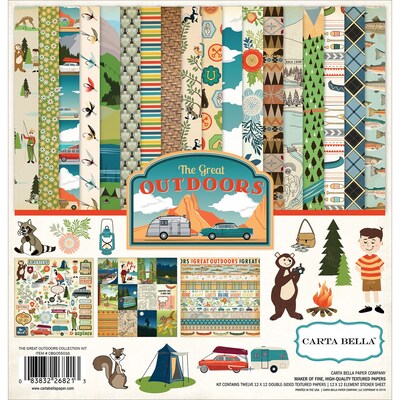 Echo Park Paper Great Outdoors Carta Bella Collection Kit, 12 x 12 (GO55016)