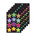 Ashley Productions® Die-Cut Magnetic Scribble Stars, Assorted Colors, 12 Per Pack, 6 Packs (ASH10086-6)