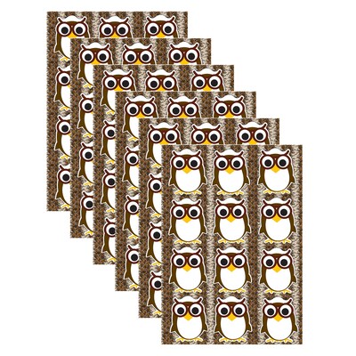 Ashley Productions® Die-Cut Magnetic Owls, 12 Per Pack, 6 Packs (ASH10100-6)