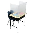 Healthy Bubbles™ PrivacyView™ 22 x 20, 3-Piece Desktop PPE Plastic Divider, Clear (ASH50305)