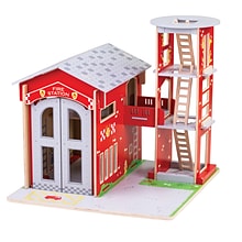 Bigjigs Toys City Fire Station Playset (BJTJT156)