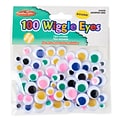 CLI Creative Arts Wiggle Eyes, Round, Assorted Sizes & Colors, 100/Pack, 12 Packs (CHL64550-12)