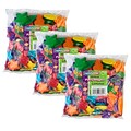 Creativity Street Wood Party Shapes, Assorted Colors, 1/2 to 2, 200/Pack, 3 Packs (CK-3604-3)