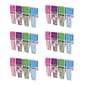 Clip-rite Clip-Flags, Assorted Spring Colors, 24 Per Pack, 6 Packs (CRT137-6)