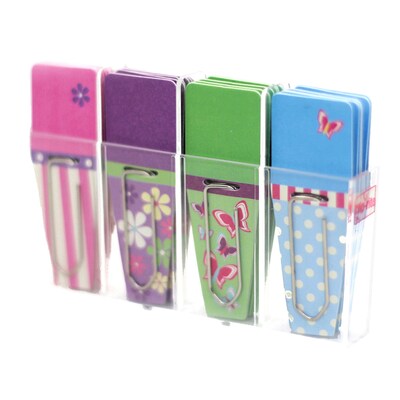 Clip-rite Clip-Flags, Assorted Spring Colors, 24 Per Pack, 6 Packs (CRT137-6)