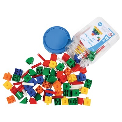 Edx Education Construction Linking Cubes, Assorted Colors, 80/Set (CTU12137)