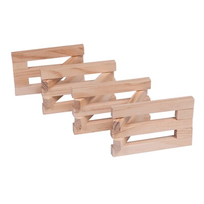 Learning Advantage The Freckled Frog Wooden Fences, 4/Set (CTUFF920)