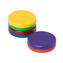 Dowling Magnets Hero Magnets: Big Button Magnets, Assorted Colors, 3 Per Pack, 6 Packs (DO-735014-6)