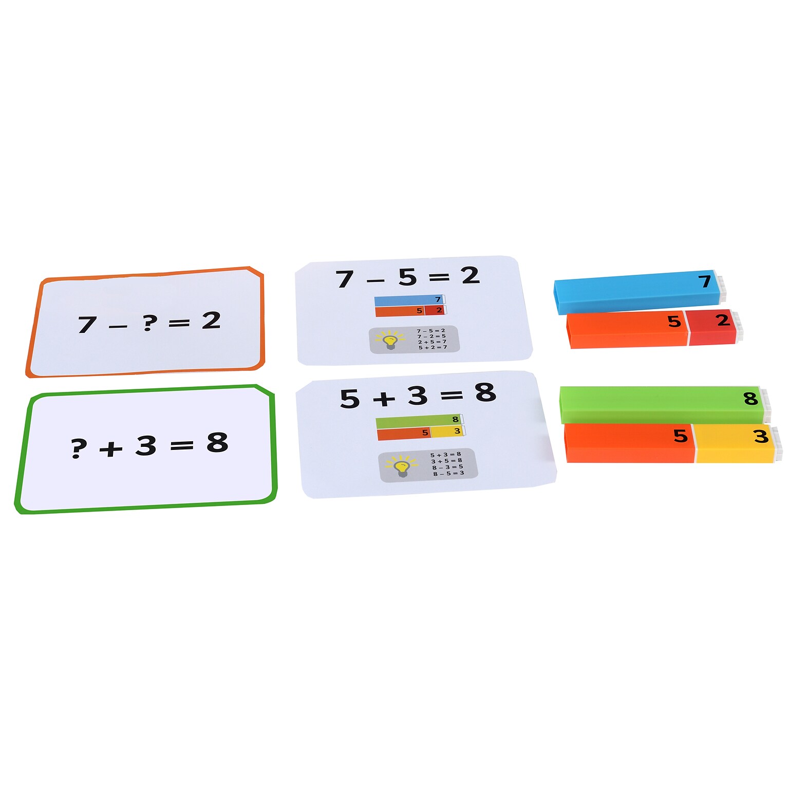 Polydron Ducational Advantage Connecting Number Rods Work Cards (EA-311)