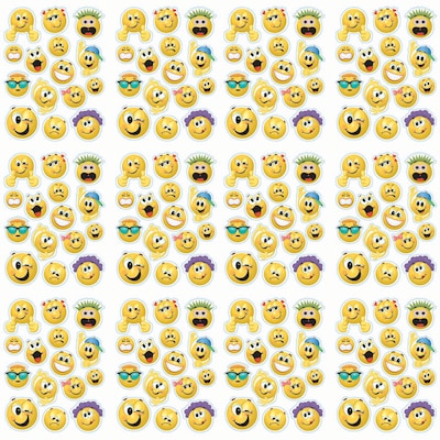 Eureka Window Clings Emoticons, 12/Bundle (EU-836033-12)