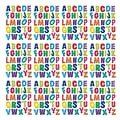 Eureka Window Clings Color My World Alphabet, 12/Bundle (EU-836071-12)