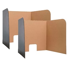 Flipside Products Computer Lab Privacy Screens, Small, 22 x 22.5 x 20, 3 Per Pack, 2 Packs (FLP61