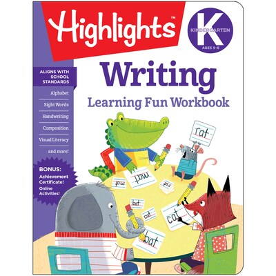Learning Fun Workbooks: Writing for Kindergarten Workbook, 6/Bundle