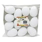 Hygloss Styrofoam 2" Eggs, White, Grade PK+, 12/Pack, 3 Packs/Bundle (HYG51202-3)