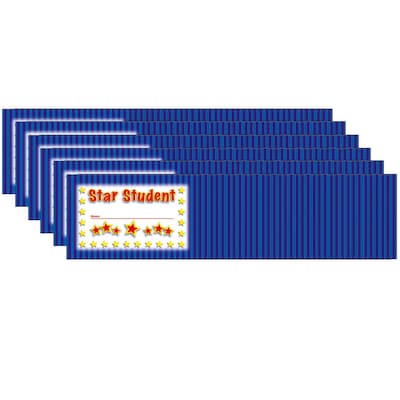 North Star Teacher Resources Star Student Punch Cards, 36 Per Pack, 6 Packs (NST2402-6)