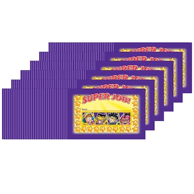 North Star Teacher Resources Superheroes Incentive Punch Cards, 36 Per Pack, 6 Packs (NST2410-6)