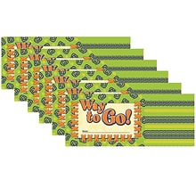 North Star Teacher Resources Way to Go! Punch Cards, 36 Per Pack, 6 Packs (NST2412-6)