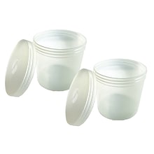 Roylco® Plastic Jar-It, 4 x 4, Clear, 4 Per Pack, 2 Packs (R-57020-2)
