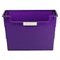 Romanoff Plastic Desk Top Organizer, 14" x 6" x 10", Purple, Pack of 3 (ROM77606-3)