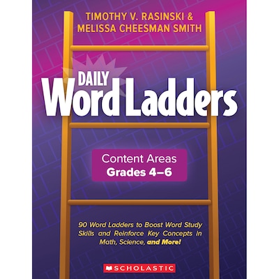 Scholastic Daily Word Ladders Content Areas, Grades 4-6, Paperback (9781338627442)