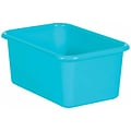 Teacher Created Resources® Plastic Storage Bin, 7.75 x 11.38 x 5, Teal, Pack of 6 (TCR20381-6)
