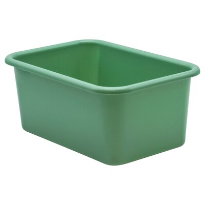 Teacher Created Resources TCR20392 Plastic Storage Bin Yellow - Small