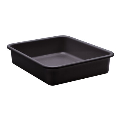 Teacher Created Resources® Plastic Letter Tray, 14" x 11.5" x 3", Black, Pack of 6 (TCR20434-6)