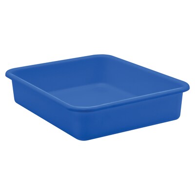 Teacher Created Resources® Plastic Letter Tray, 14 x 11.5 x 3, Blue, Pack of 6 (TCR20437-6)
