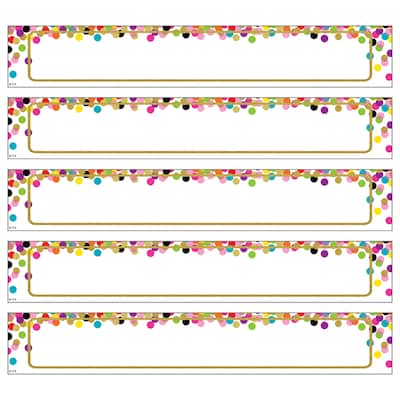 Teacher Created Resources® Large Confetti Labels Magnetic Accents, Pack of 10 (TCR77014)