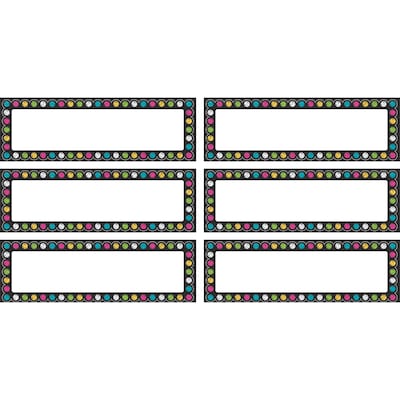 Teacher Created Resources Chalkboard Brights Labels Magnetic Accents, 20 Per Pack, 3 Packs (TCR77299-3)
