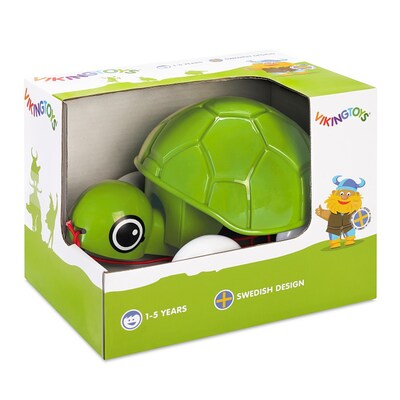 VikingToys Pull-Along Turtle, 1-5 Years (VKT81330)