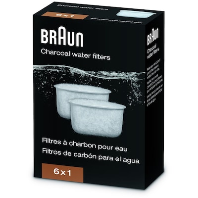 Braun Charcoal Water Filter for BrewSense Drip Coffee Makers (24255370)