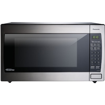 Panasonic 2.2 cu. ft. 1250W Genius Sensor Countertop/Built-In Microwave Oven with Inverter Technology (NN-SN966SR)