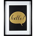 Linden Avenue Wall Art Hello - Gold 11 x 14 (AVE10058)