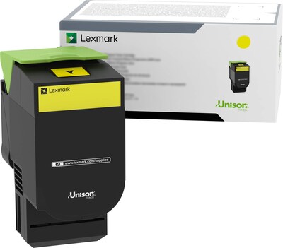 Lexmark 70C0H40 Yellow High Yield Toner Cartridge