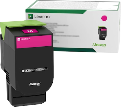 Lexmark 701 Magenta High Yield Toner Cartridge (70C1HM0)