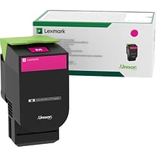 Lexmark 701 Magenta High Yield Toner Cartridge (70C1HM0)